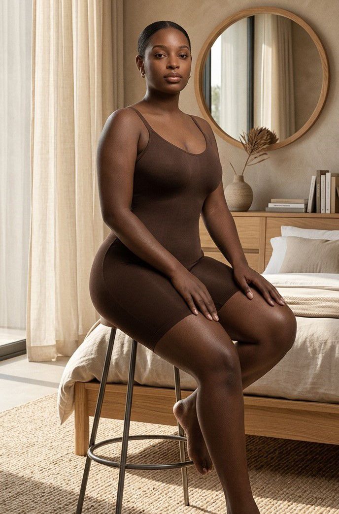 BODY GAINANT SILHOUTTE, VENTRE PLAT, REMONTE-FESSIER – DOS NUS