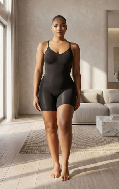 BODY GAINANT SILHOUTTE, VENTRE PLAT, REMONTE-FESSIER – DOS NUS