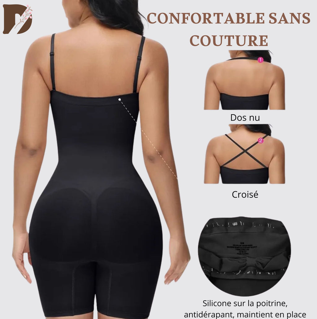 BODY GAINANT SILHOUTTE, VENTRE PLAT, REMONTE-FESSIER – DOS FERMÉ