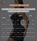BODY GAINANT SILHOUTTE, VENTRE PLAT, REMONTE-FESSIER – DOS FERMÉ