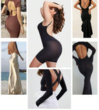 BODY GAINANT SILHOUTTE, VENTRE PLAT, REMONTE-FESSIER – DOS NUS